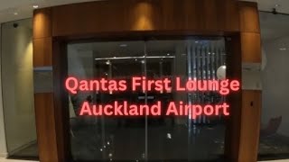 Qantas First Lounge Auckland Airport [upl. by Ameerak]