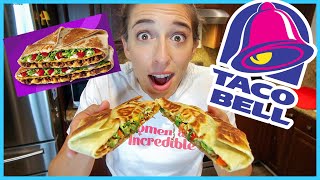 Making a Taco Bell CrunchWrap [upl. by Kamaria]