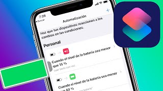 4 Automatizaciones para la BATERIA del iPhone con ATAJOS [upl. by Ynatil]