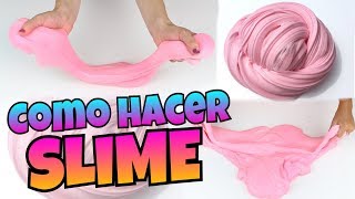 DIY  Como Hacer SLIME  FÁCIL Y SIN BÓRAX  NatyGloss [upl. by Layod]