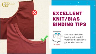 Excellent KnitBias Binding Tips [upl. by Yruama639]