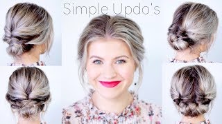 Simple Elegant Updo Hairstyles For Medium Length Hair  Milabu [upl. by Rosabel]