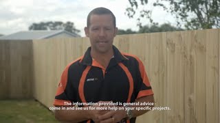 How to Build a Fence  Mitre 10 Easy As DIY [upl. by Arihsa441]