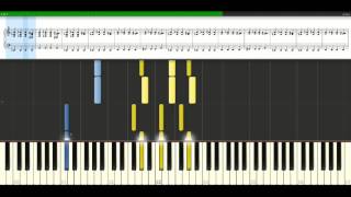 Radiohead  Videotape Piano Tutorial Synthesia [upl. by Martynne62]