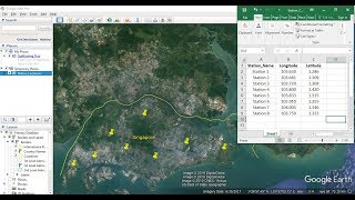 Importing Excel Coordinates to ArcMap and Plotting [upl. by Harleigh]