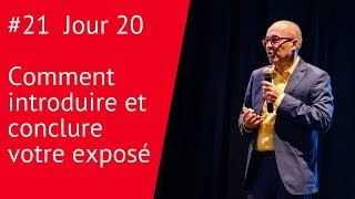 Jour 20 Comment introduire et conclure votre exposé [upl. by Alessandra742]