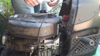 How To Replace A Fuel Pump On John Deere L100 [upl. by Wolfson745]