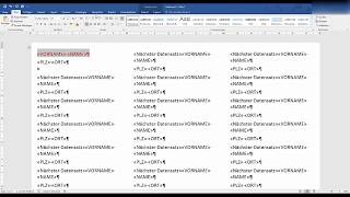 Word Etiketten im Seriendruck [upl. by Anahsor551]