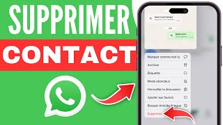 Comment Supprimer Contact Sur Whatsapp [upl. by Naveb475]