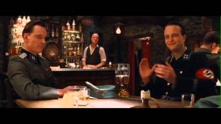 Inglourious Bastards  Intense Bar Scene HD [upl. by Nalid]