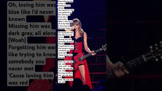 Taylor Swift  Red [upl. by Alik871]