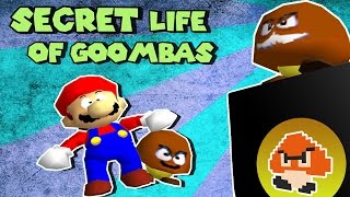 SM64 Bloopers SECRET LIFE OF GOOMBAS [upl. by Aynosal]