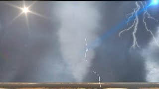 ▶️ Tornado Sound Effects Twister Sound Wild Storm Ambience 12 Hours 🌏 [upl. by Frendel436]