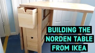 BUILDING THE NORDEN TABLE FROM IKEA [upl. by Ihana]