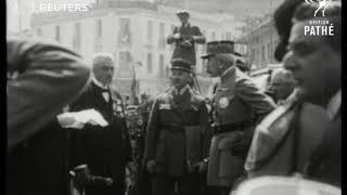 MOROCCO General Lyautey returns to Casablanca 1921 [upl. by Ael]