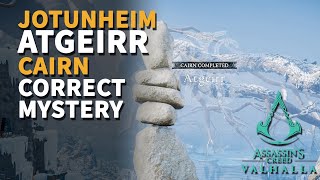 Atgeirr Cairn Mystery Jotunheim Assassins Creed Valhalla [upl. by Yajeet]