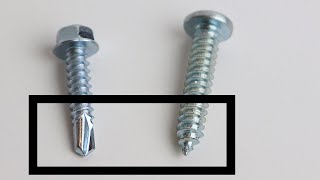 Selftapping vs Selfdrilling Screws [upl. by Reichel179]