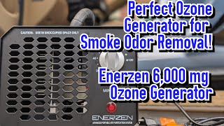 Perfect ozone generator for removing smoke odor amp more in a car Enerzen 6000 mg Ozone Generator [upl. by Anerehs]