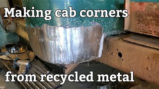 making cab corners from recycled metal [upl. by Eca]