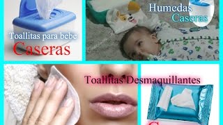 Toallitas Humedas para bebes Caseras  Desmaquillantes [upl. by Eide138]