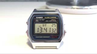 Настройка часов CASIO ALARM CHRONO [upl. by Clyte]