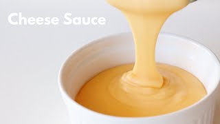 EASY HOMEMADE CHEESE SAUCE RECIPE  NACHO CHEESE SAUCE RECIPE [upl. by Quiteri64]