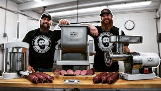 How to make Summer Sausage At Home By The Bearded Butchers [upl. by Runstadler]