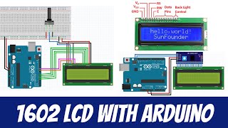 1602 LCD with Arduino  I2C and standard method explained [upl. by Ozner592]