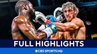 Floyd Mayweather vs Logan Paul Fight goes the distance Highlights recap  CBS Sports HQ [upl. by Ecinereb]