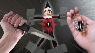 CUTTING OPEN EVIL ELF ON THE SHELF DOLL AT 3 AM WHATS INSIDE ELF ON THE SHELF [upl. by Daune]