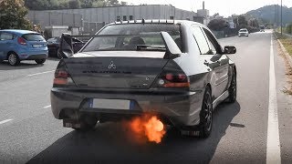 Mitsubishi Lancer Evolution VIII MR FQ340 w Turbo AntiLag Accelerations Launch amp OnBoard [upl. by Towroy]