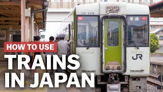 How to Use Trains in Japan  japanguidecom [upl. by Ehctav]