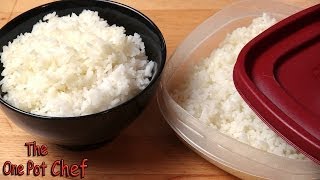 Quick Tips Freezing and Reheating Cooked Rice  One Pot Chef [upl. by Yenreit908]