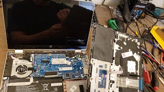 HP Pavilion X360 Laptop keyboard and back light replacement [upl. by Philoo303]