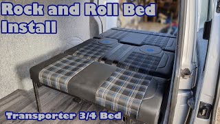 How to Install a Rock and Roll Bed  VW T5 Campervan Conversion [upl. by Bertram]