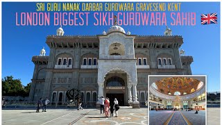 4k Shri Guru Nanak Darbar Gurdwara  Gravesend Kent  London 🇬🇧 22 [upl. by Hepsibah]