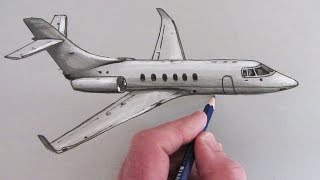 How to Draw an Airplane [upl. by Atirma]