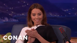 Conan Launched Aubrey Plaza’s Career  CONAN on TBS [upl. by Portuna166]