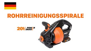 WORX WX891 AKKUROHRREINIGUNGSSPIRALE DE [upl. by Tierney]