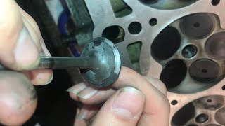 grinding “valve seats” WITHOUT expensive tools [upl. by Feinberg592]