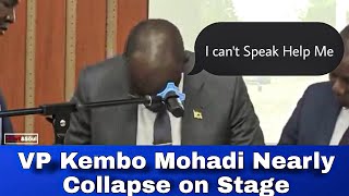 Breaking 😳 Kembo Mohadi Nearly Collapse on Stage [upl. by Pontus]