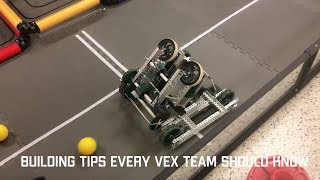 Building Tips Every Vex Team Should Know [upl. by Cleopatra]