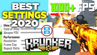 BEST Krunkerio Settings 2020 PRO Crosshair and Scope EXPLAINED [upl. by Lizned723]