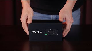 Audient EVO 4 Audio Interface unboxing [upl. by Liagiba]