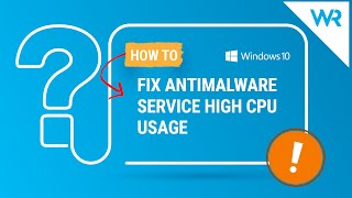 How to stop Antimalware Service Executable in Windows 10 [upl. by Aihgn]