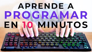 Lógica de Programación 👩‍💻 Aprende a programar en 10 minutos [upl. by Liponis]