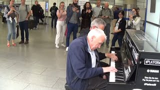 Senior Citizen Plays PianoThen Magic Occurs [upl. by Reifinnej]