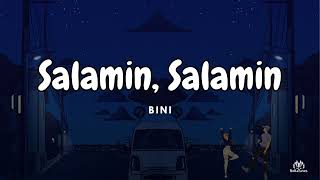 Salamin Salamin  BINI  Lyrics [upl. by Mettah]