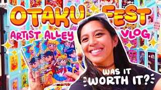 Artist Alley Vlog ♡ Otakufest 2024 [upl. by Ylremik]