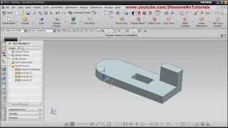 NX Tutorial for Beginners  3 [upl. by Ahsyad]